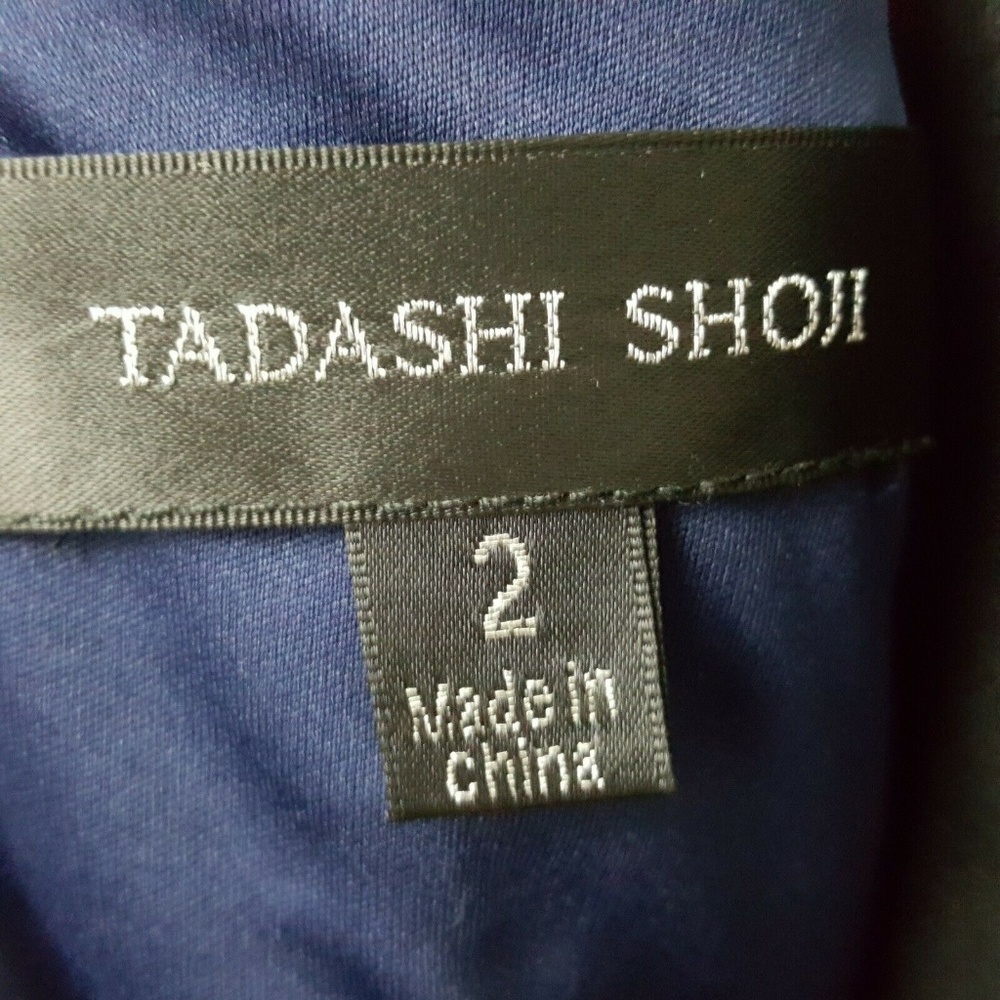 Tadashi Shoji Kalinda Embroidered Trumpet Gown - Picture 6 of 8